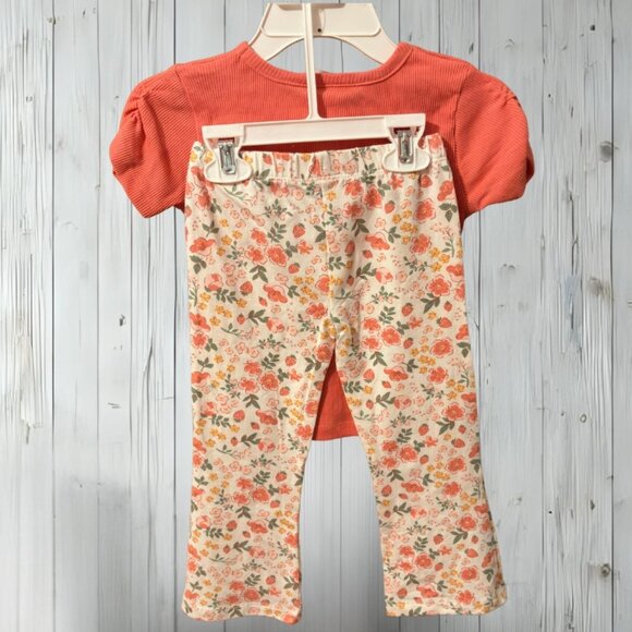 Little Sass 3-Piece Green Floral Raincoat - 4 - Picture 4 of 6